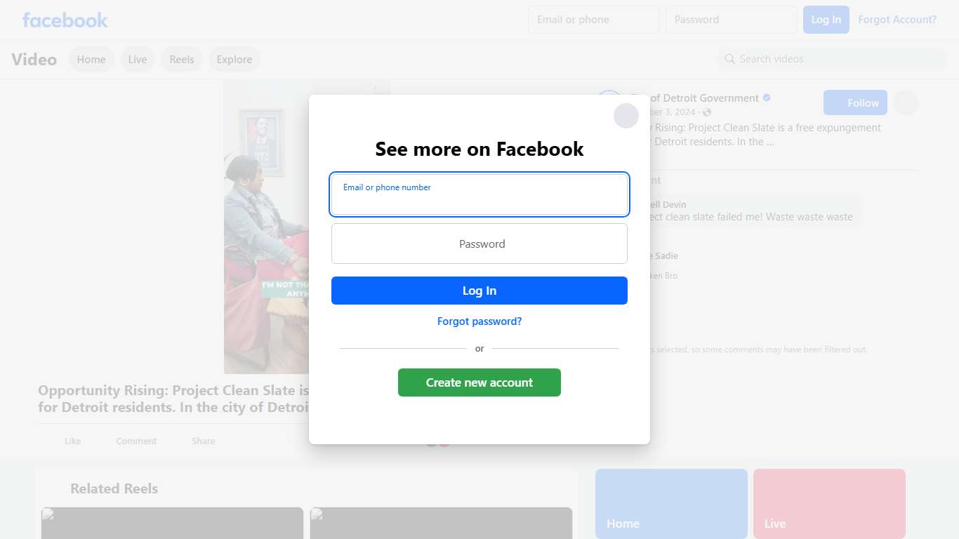 Opportunity Rising: Project Clean Slate is a free expungement program for Detroit residents. In the city of Detroit, it is estimated that 215,000 Detroiters have criminal records, and that there are approximately 168,000 individuals who are eligible for criminal record expungement. #Opportunity #Detroit #ProjectCleanSlate #Expungement To register and check your case status please visit: https://detroitmi.gov/government/mayors-office/mayors-initiatives-and-programs/project-clean-slate/register-no